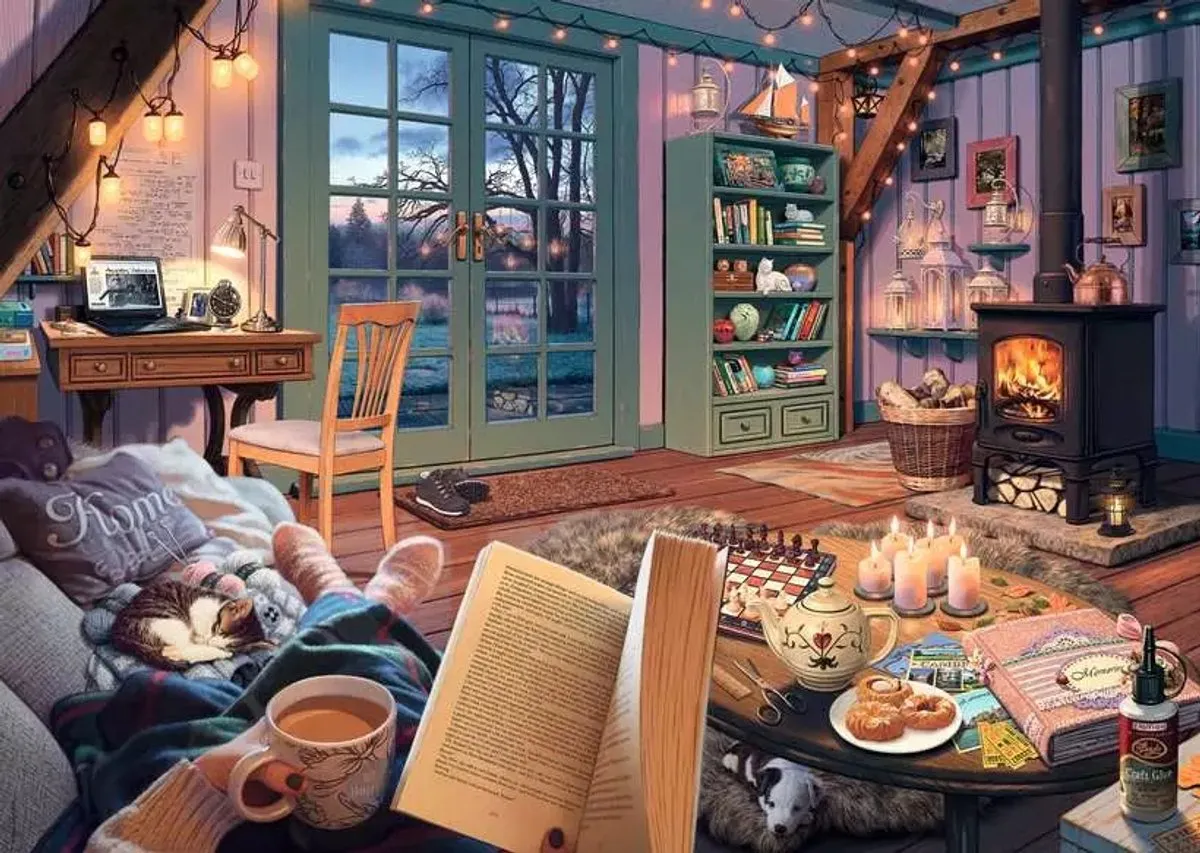 Ravensburger The Cosy Shed Puzzel 1000 Stuks - Multicolor - afbeelding 4 van 5