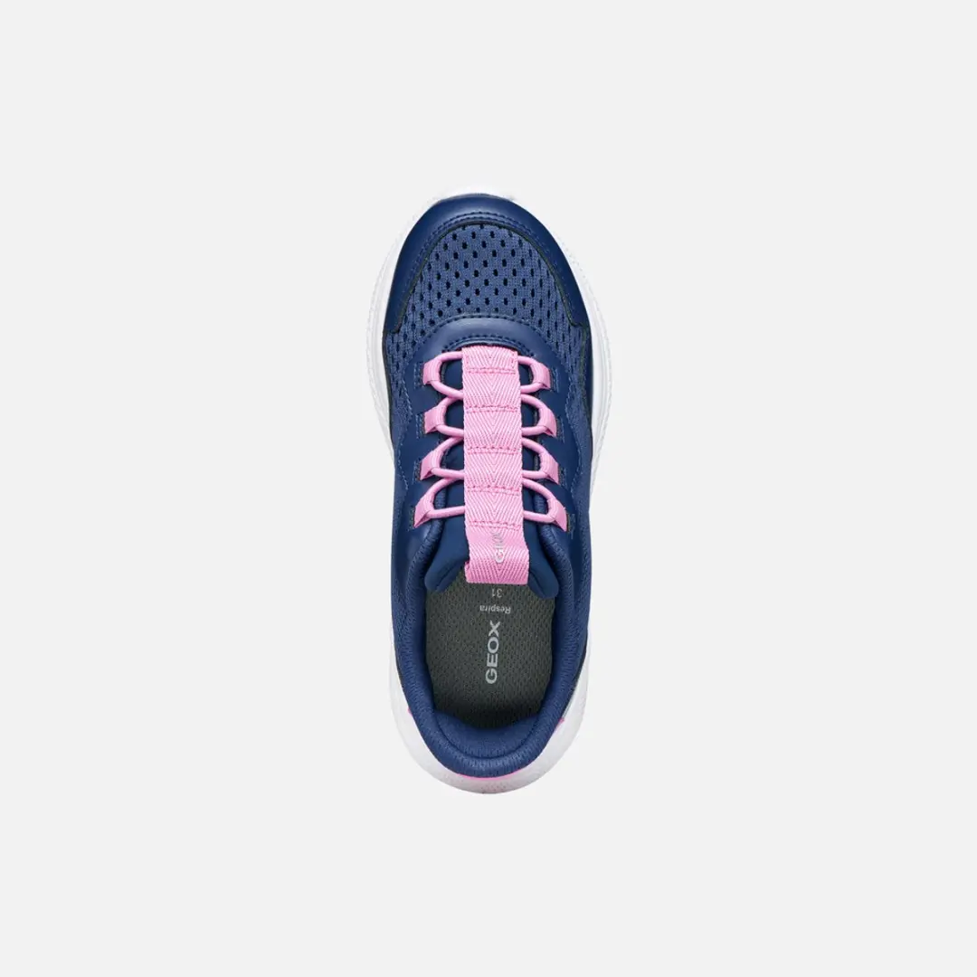 Geox Sprinty Fast In Meisjes Sneakers J65NTA_01454 - Koningsblauw/Donkerroze - afbeelding 5 van 6