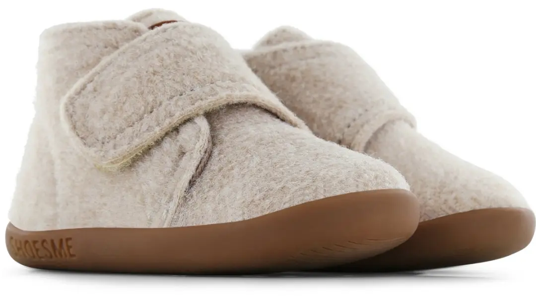 Shoesme Beige Vilten Slofje