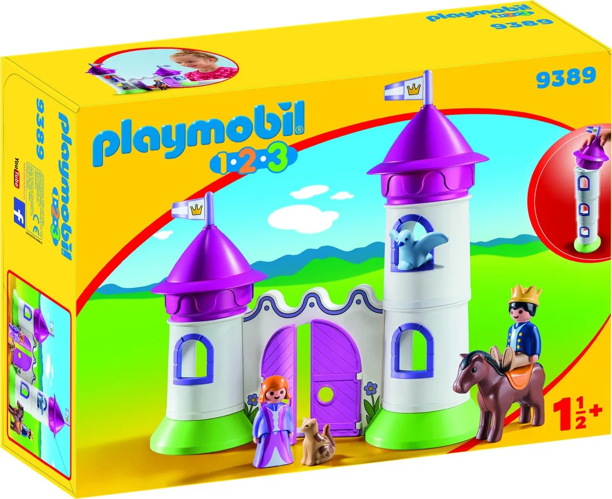 Playmobil Kasteelpoort met Koningskoppel 9389 - Roze/Wit - afbeelding 6 van 6
