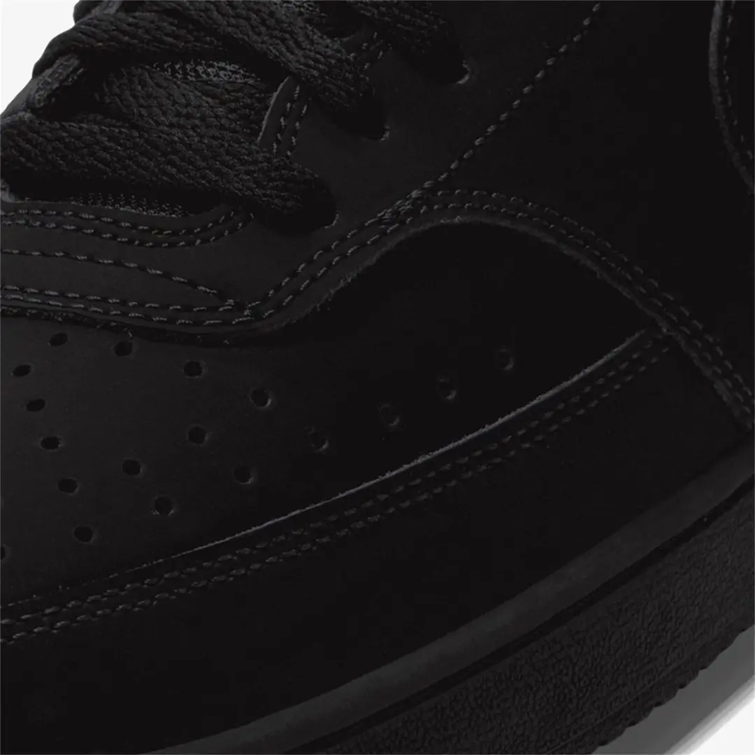 Nike Court Vision Mid Heren Sneakers - Zwart/Wit