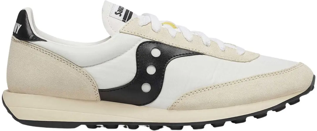 Saucony Trainer 80 Sneakers - 38.5 - Crème/Off White/Zwart