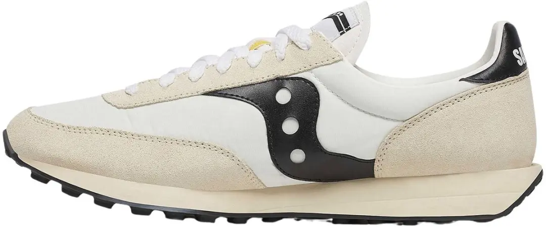 Saucony Trainer 80 Sneakers - 38.5 - Crème/Off White/Zwart