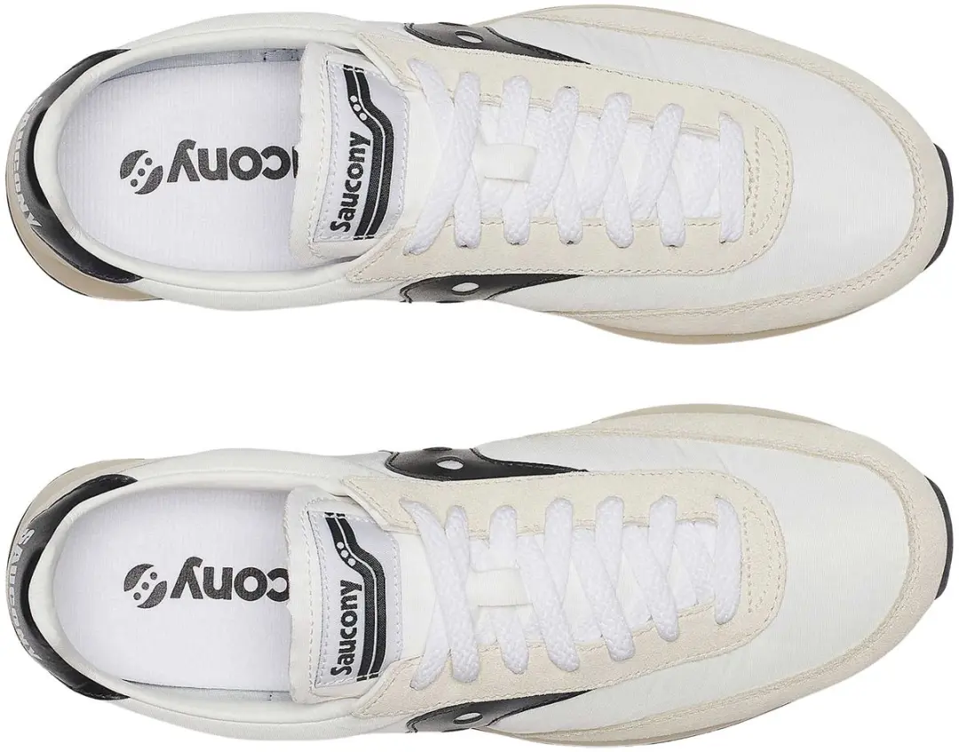 Saucony Trainer 80 Sneakers - 38.5 - Crème/Off White/Zwart