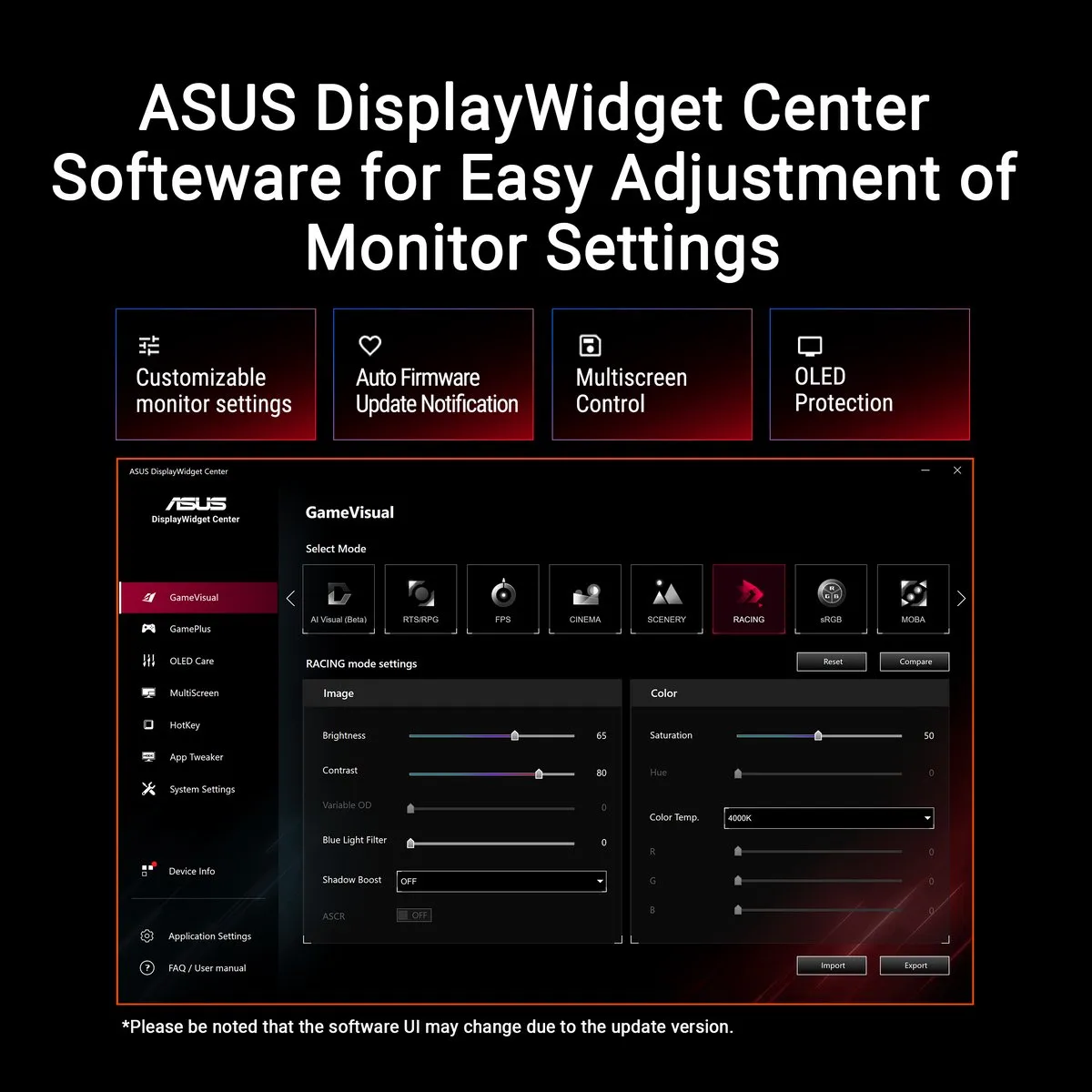 ASUS ROG Strix OLED XG27AQDMES Gaming Monitor 27" - 240Hz - QHD OLED