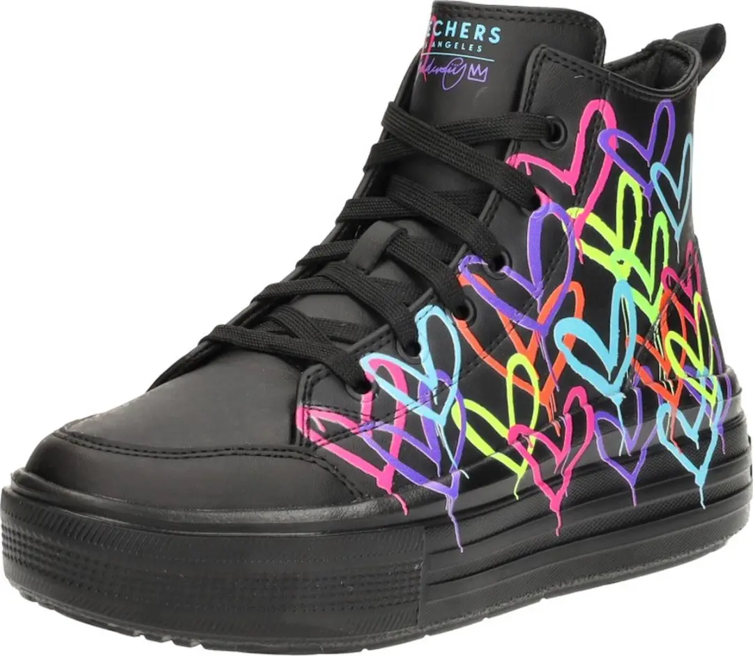 Skechers Hyperlift Veterboots - Zwart - afbeelding 4 van 6
