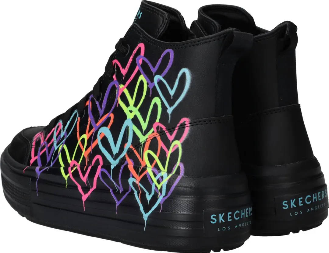 Skechers Hyperlift Veterboots - Zwart - afbeelding 6 van 6