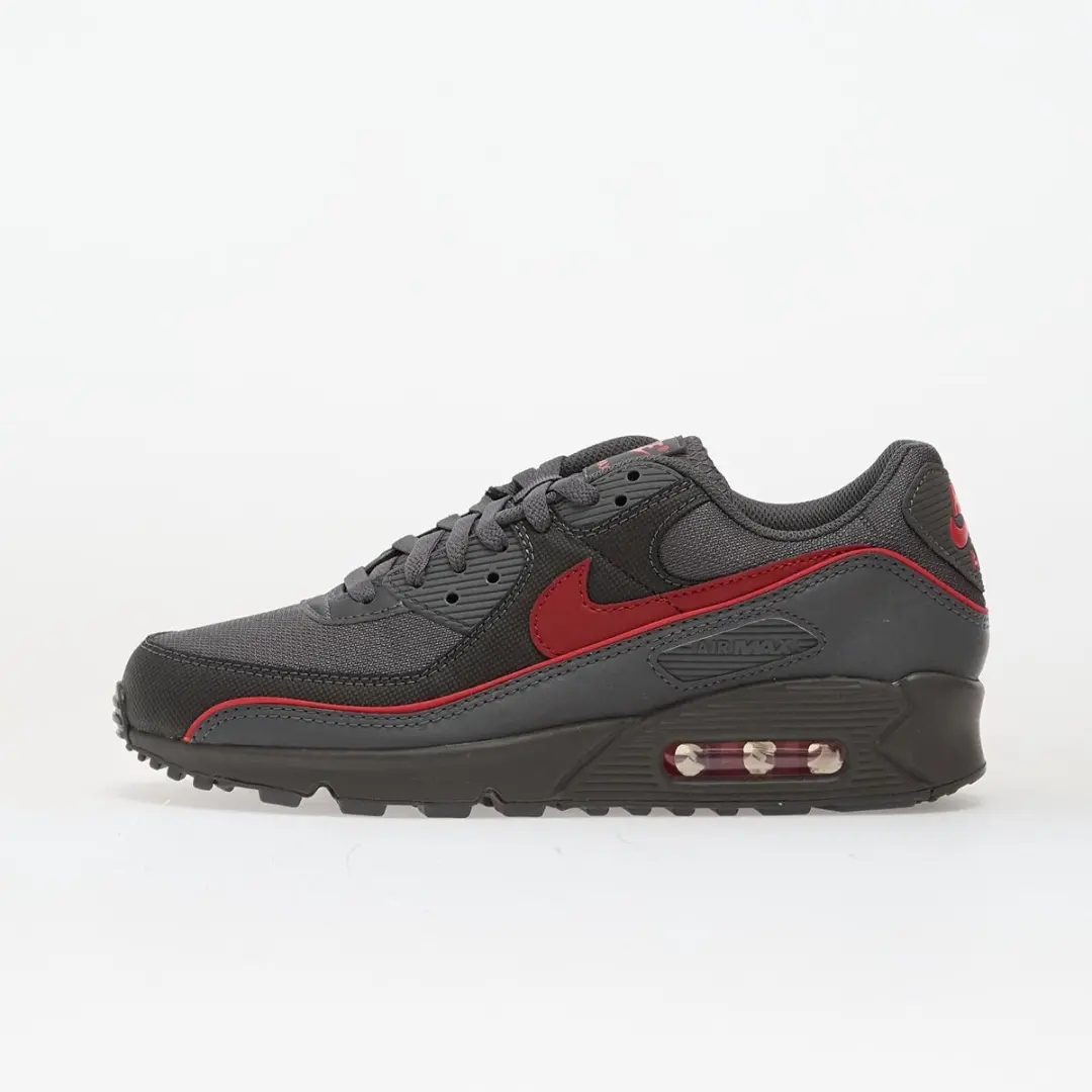 "Nike Nike Air Max 90 Premium ""Iron Grey University Red""