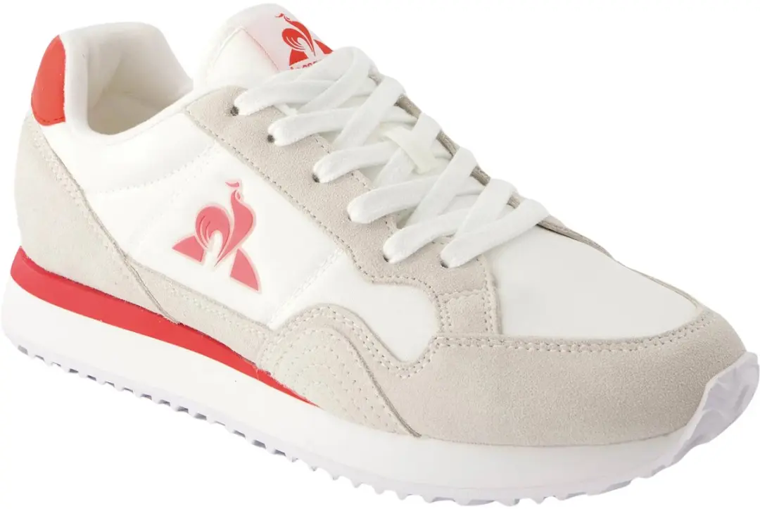 Le Coq Sportif Jet Star 2 Trainers 2410879 - Optical White/Fiery Red