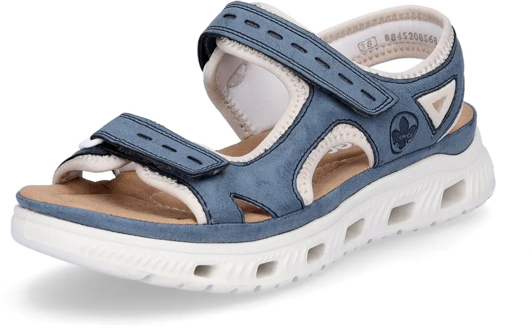 Rieker damessandaal blauw