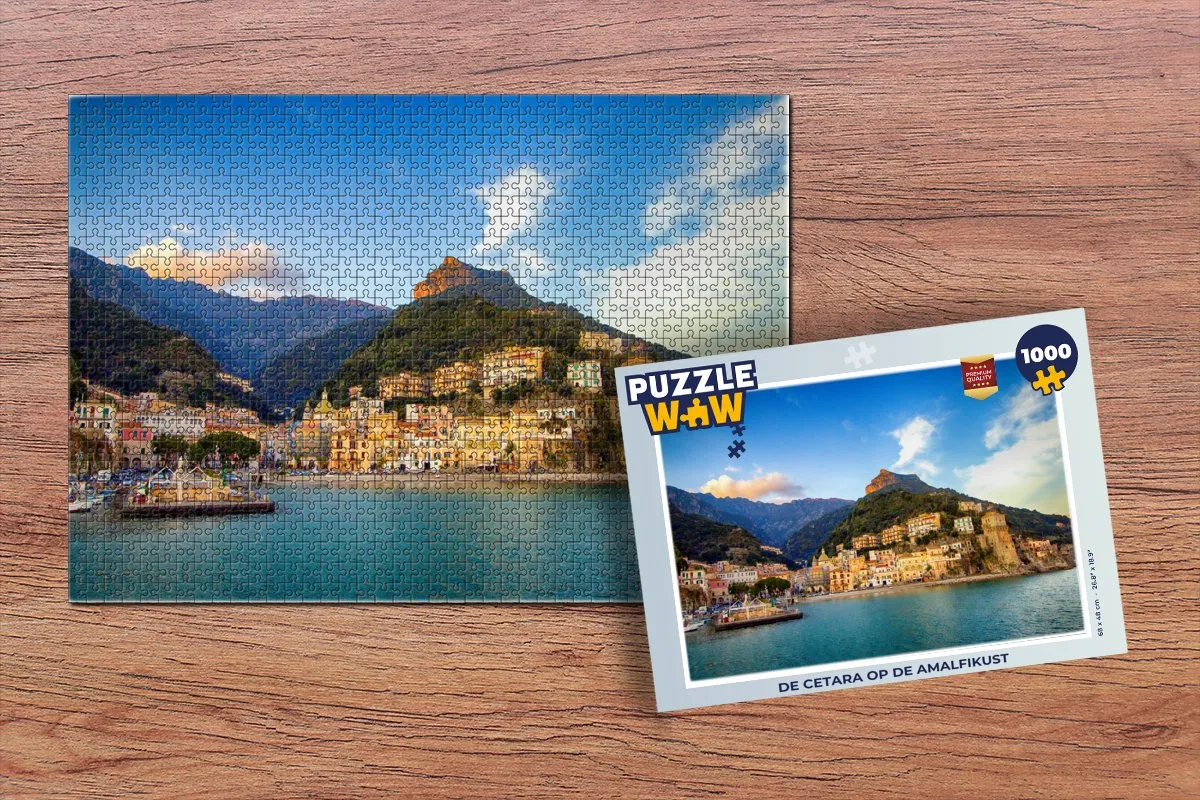 PuzzleWow Legpuzzel Cetara Amalfikust 1000 Stuks