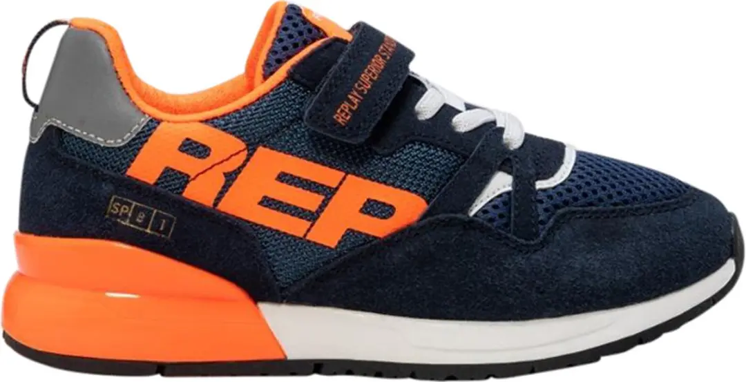 Replay Shoot Jr8 Lage sneakers - Jongens - Blauw - Maat 33 - afbeelding 2 van 6