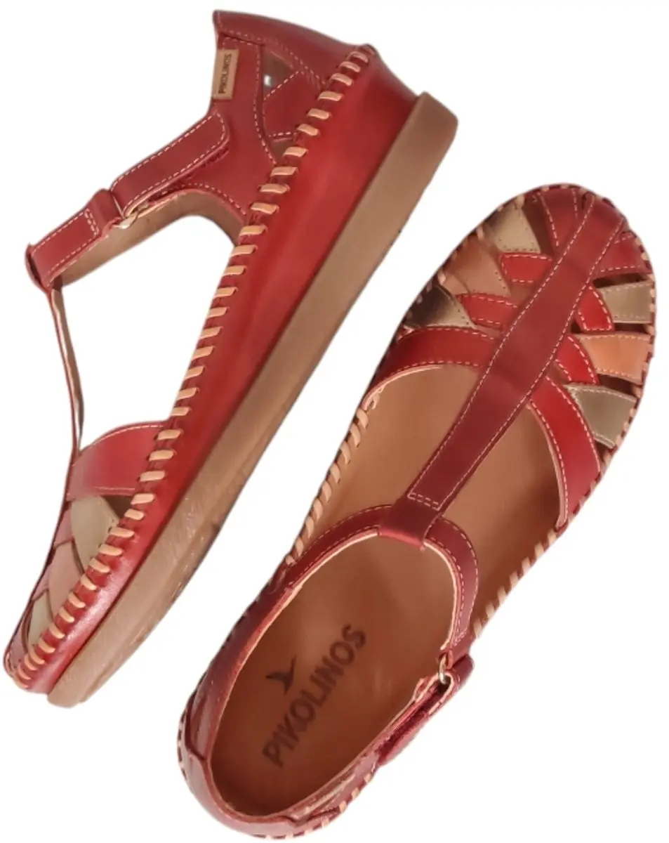 Pikolinos Cadaqués W8K-0705C1 Dames Sandalen - Rood - Maat 40 - afbeelding 6 van 6