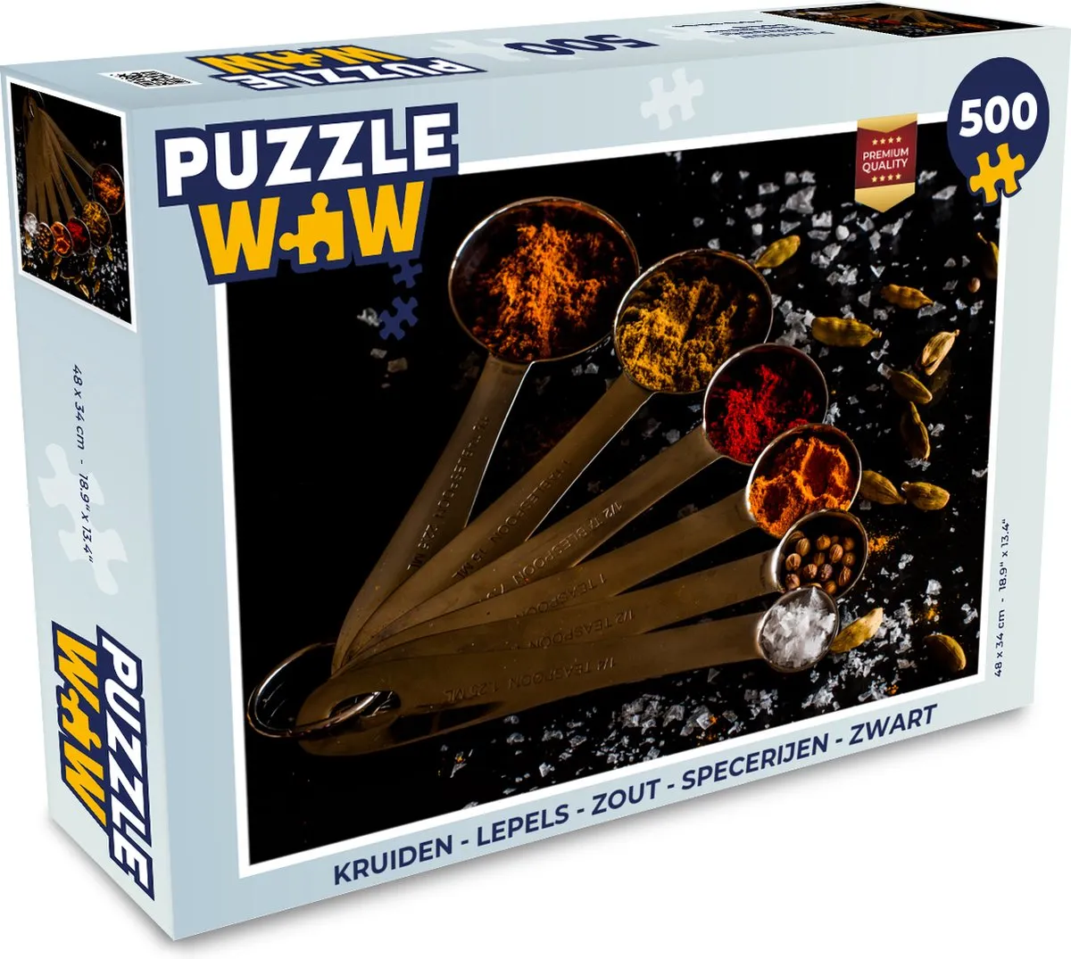PuzzleWow Kruiden Lepels Puzzel 500 Stuks
