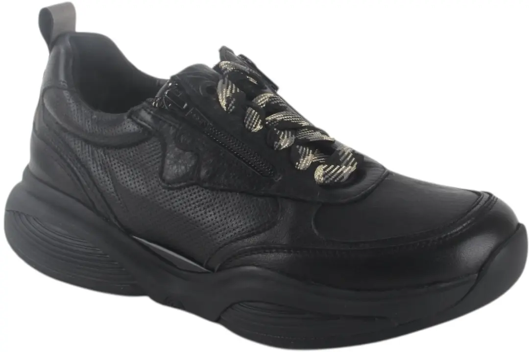 Xsensible 32005.3.001-HX dames veterschoenen sportief maat 38 (5) zwart