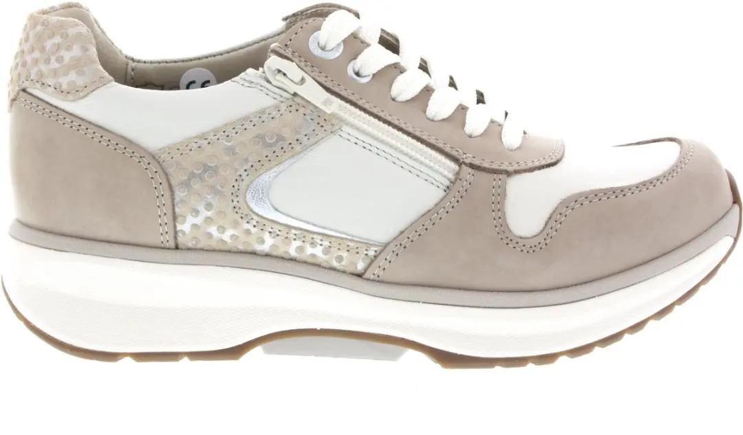 Dames Veterschoenen Xsensible New Jersey Combi Gx Taupe