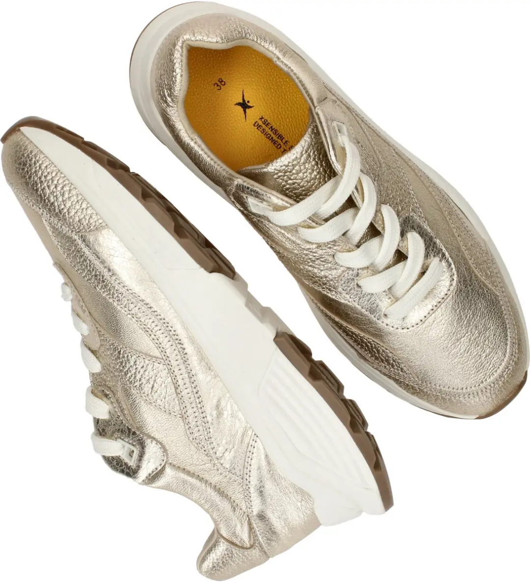 Xsensible Liberty Sneakers Goud - Dames 42
