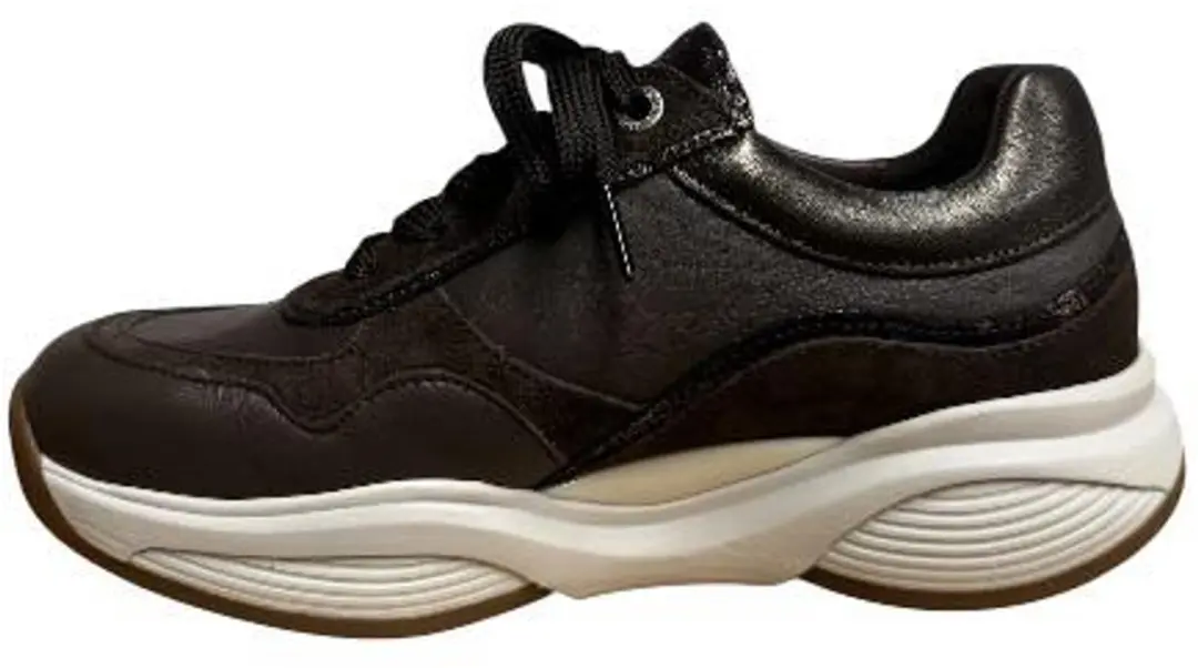 Xsensible Leer/Suede Vtr Rits 22761 5 - Donkerbruin