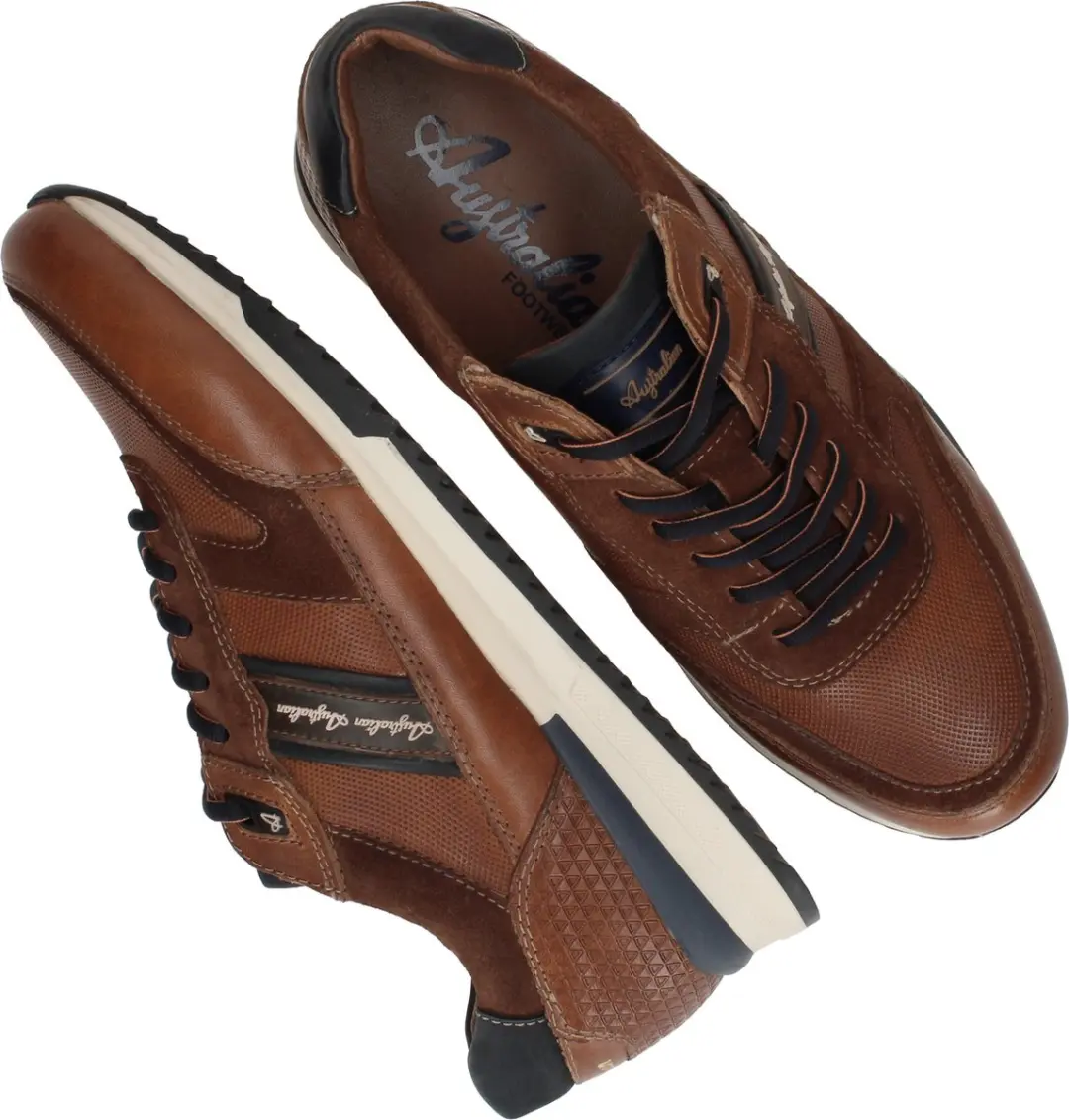 Australian Filmon Heren Sneakers - Bruin - Maat 41 - afbeelding 4 van 6