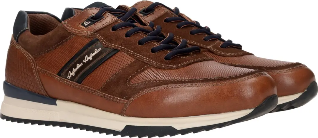 Australian Filmon Heren Sneakers - Bruin - Maat 41 - afbeelding 3 van 6
