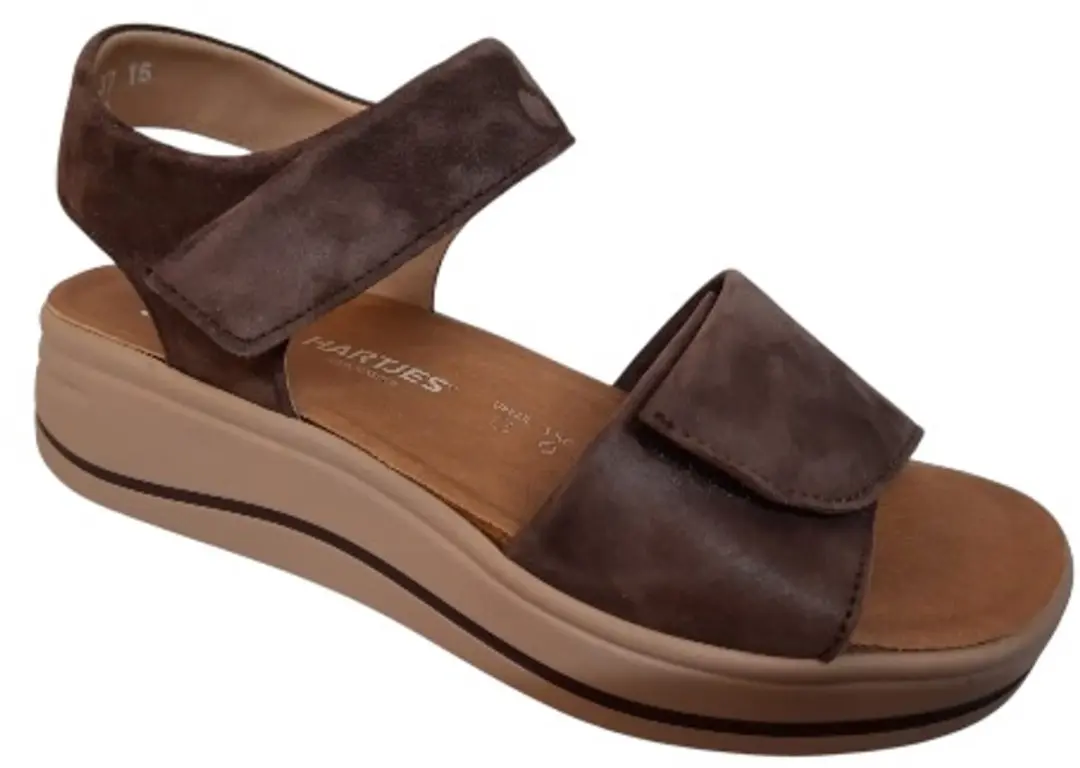 Hartjes Suede 2 Klb 7601 4 - Donkerbruin - Maat 36