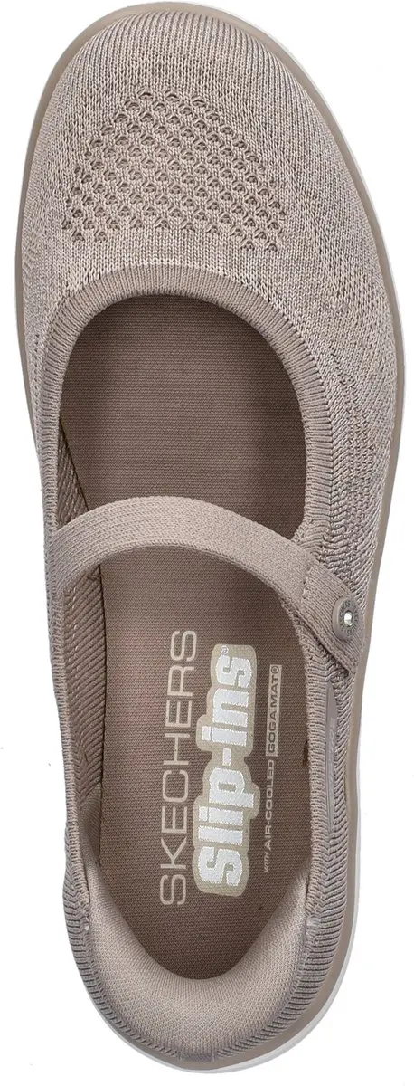 Skechers On-The-Go Flex Radiant Ballerina - Taupe - Maat 41