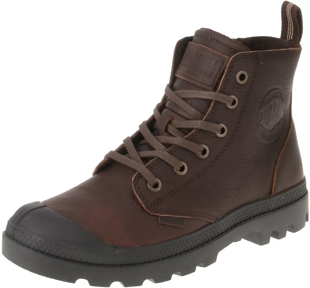 Palladium Pampa Zip Leather Ess Herenlaarzen - Bison