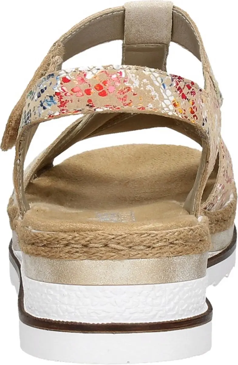 Rieker Sandalen Plat Sandalen Plat - beige - Maat 42 - afbeelding 5 van 6