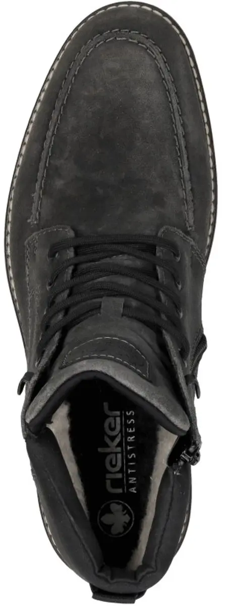 Rieker Veterschoenen Hoog - Donkergrijs 41