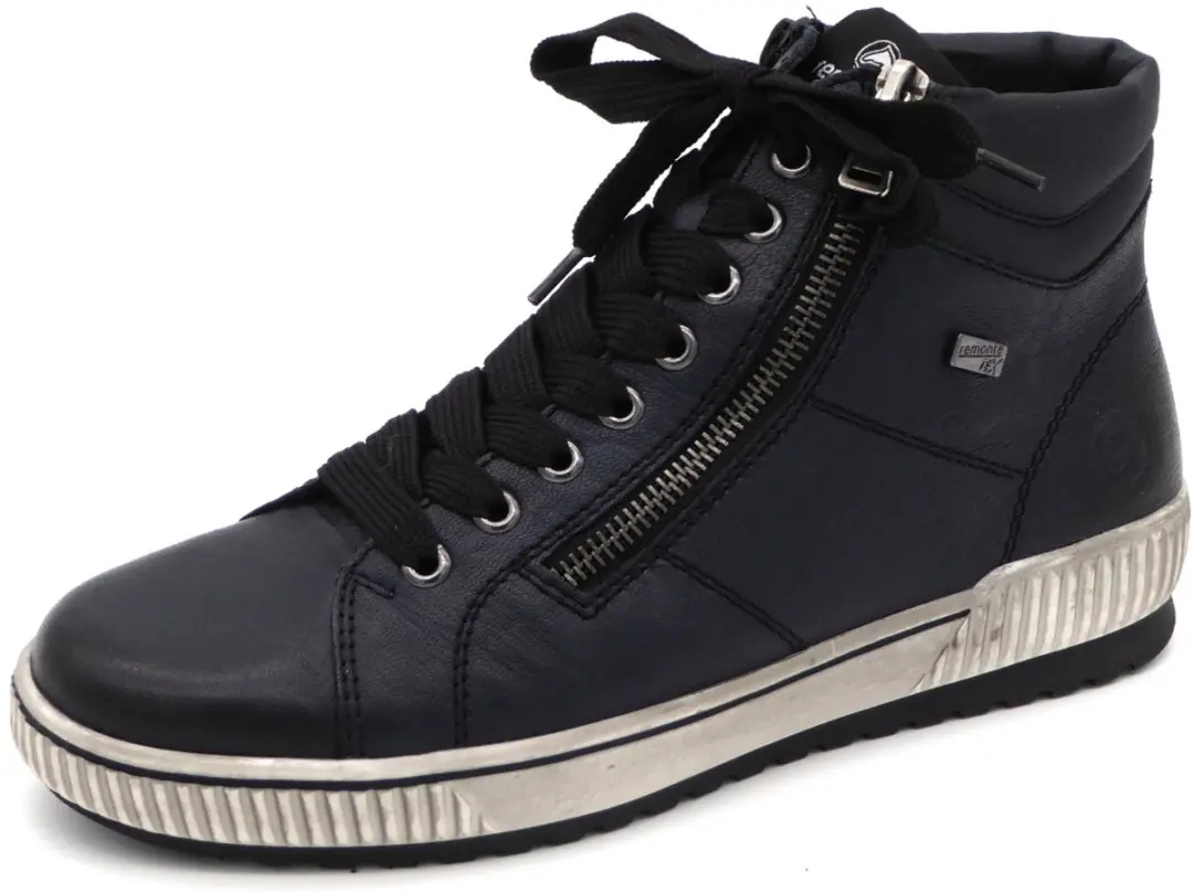 Remonte Dames Enkelboot - D0772-15 Blauw - Maat 37