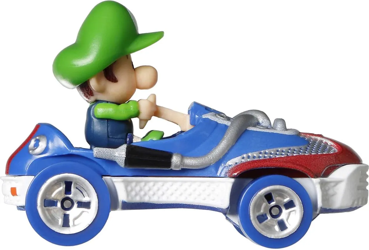 Hot Wheels Mario Kart Baby Luigi 1:64 - HDB28-LA10