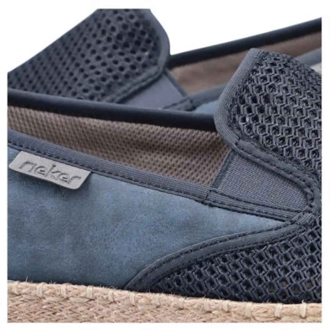 Rieker Instapper B2661-14 Slippers - Blauw