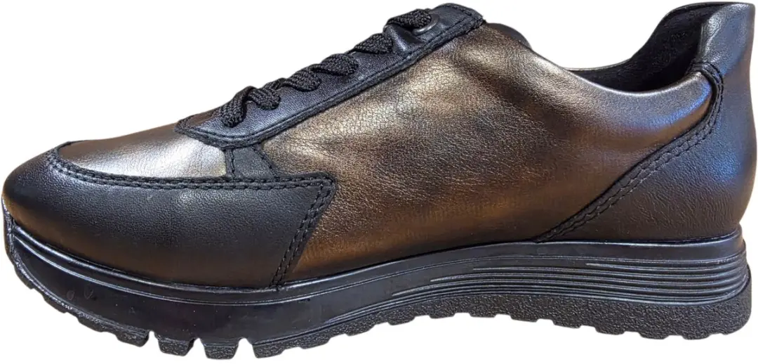 Rieker 49010-02 Dames Sneaker - Zwart - Maat 42