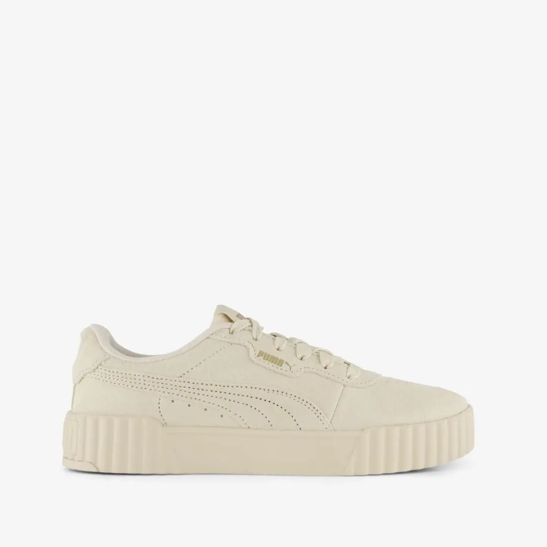 PUMA Carina 3.0 SD Dames Sneakers - 40 - Alpine Snow-PUMA Gold - afbeelding 5 van 6