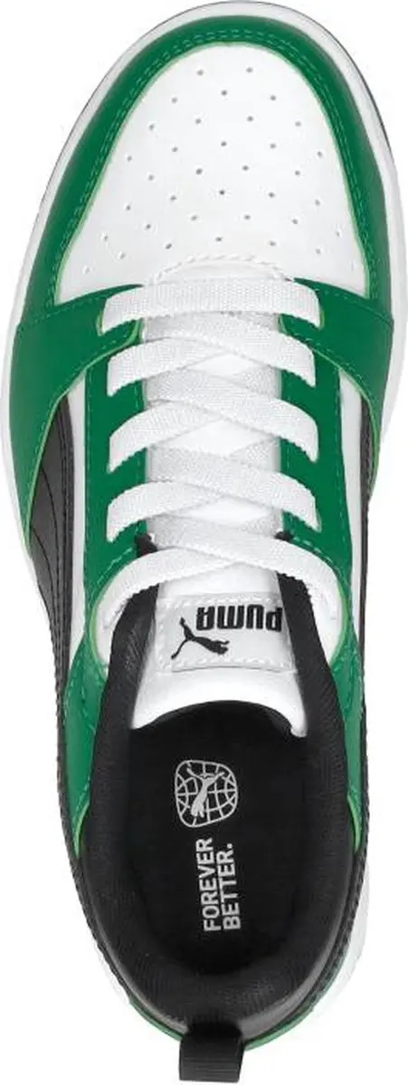 PUMA Puma Rebound V6 Lo AC PS FALSE Sneakers - PUMA White-PUMA Black-Archive Green - afbeelding 5 van 6
