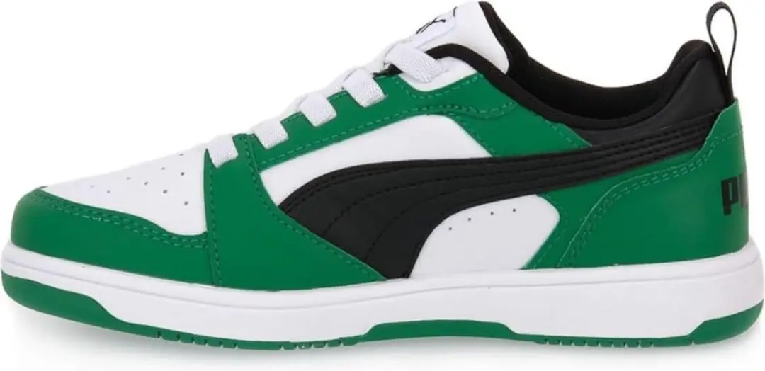 PUMA Puma Rebound V6 Lo AC PS FALSE Sneakers - PUMA White-PUMA Black-Archive Green - afbeelding 2 van 6
