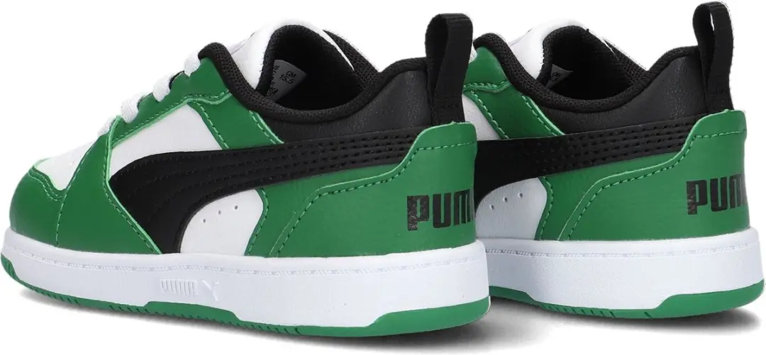 PUMA Puma Rebound V6 Lo AC PS FALSE Sneakers - PUMA White-PUMA Black-Archive Green - afbeelding 6 van 6