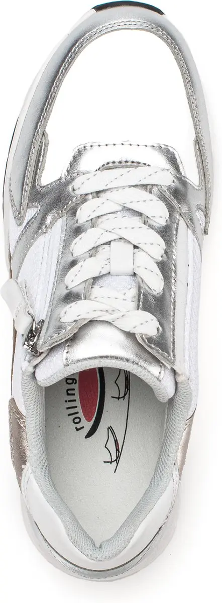 Gabor 66.878.51 Dames Sneakers - 37,5 Metallic
