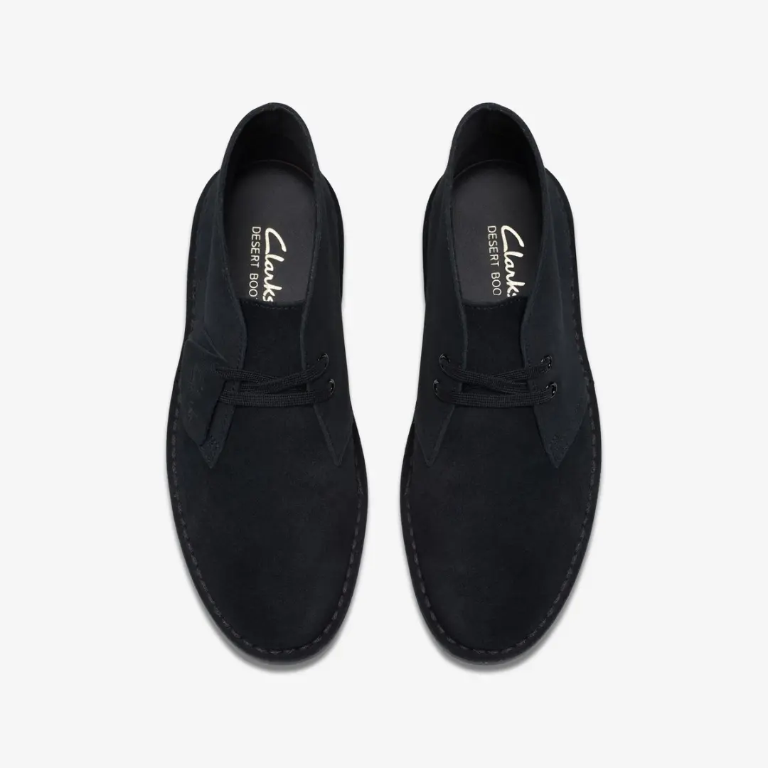 Clarks Desert Bt Evo Dames Veterschoenen - Suede Zwart - afbeelding 3 van 6