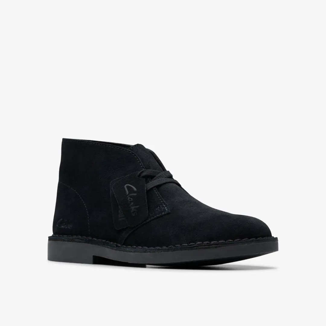 Clarks Desert Bt Evo Dames Veterschoenen - Suede Zwart - afbeelding 6 van 6