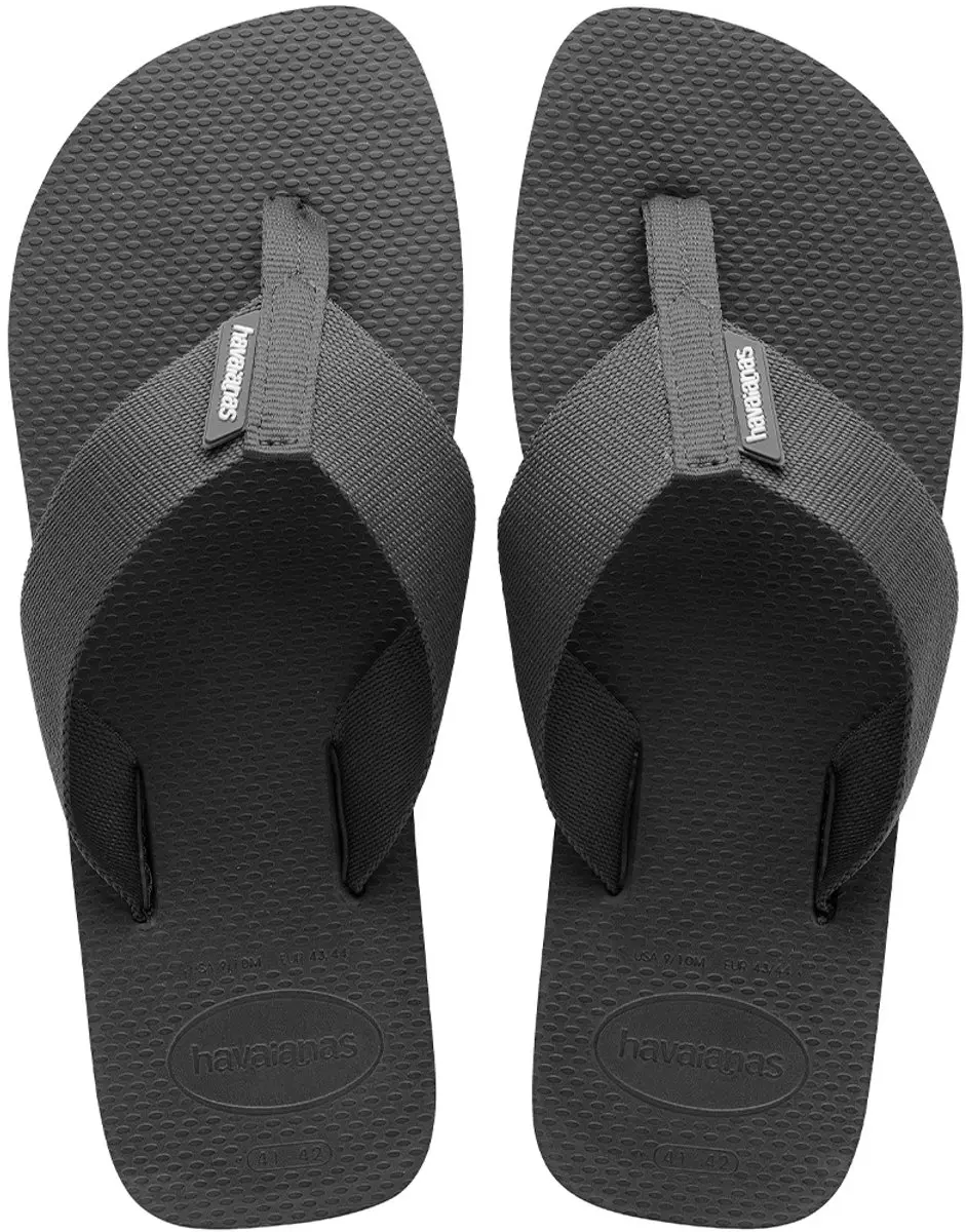 HAVAIANAS URBAN BASIC MATERIAL Black-45-46