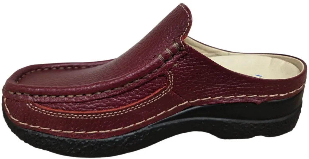 Wolky Roll Slide Slippers - Rood - Maat 38