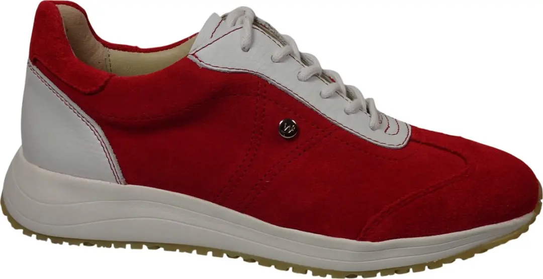 Wolky Daba Dames Sneaker 0228140 500 - Rood - Maat 40
