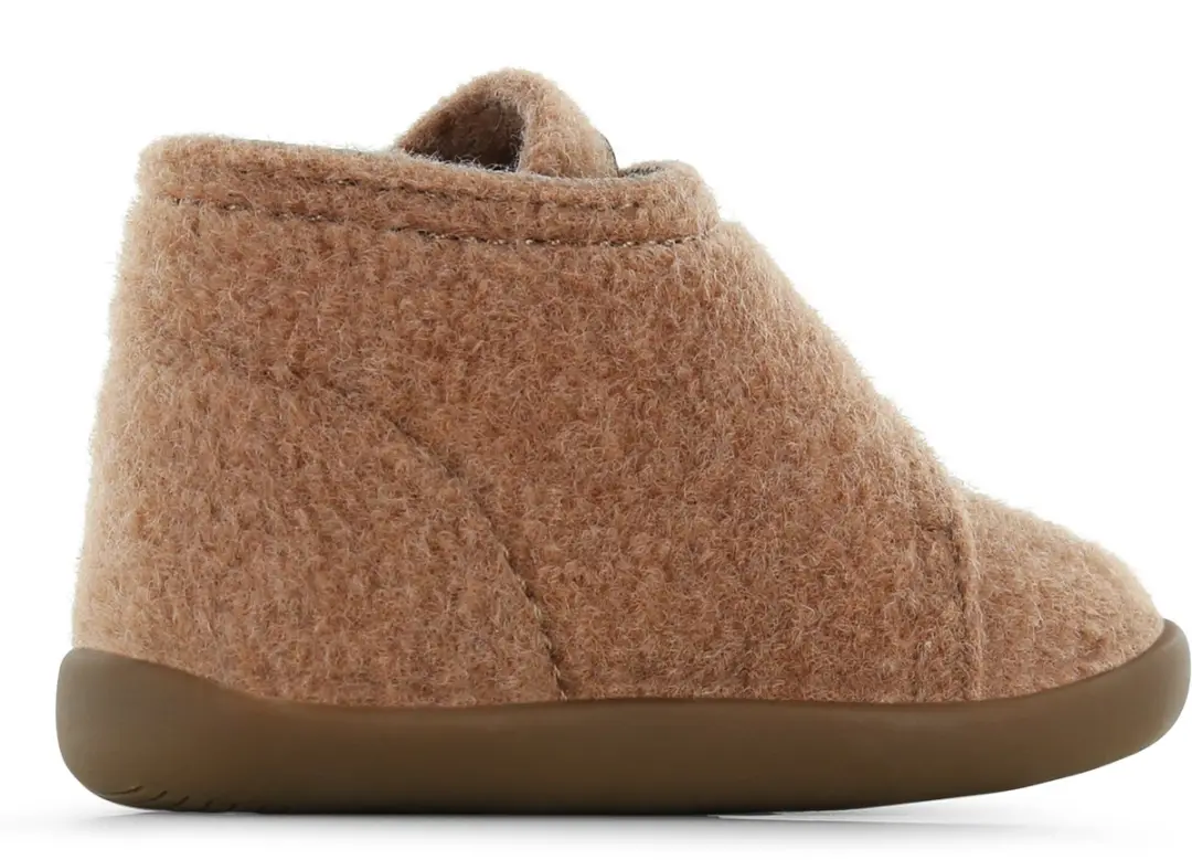 Shoesme Vilten Baby Slofjes - Cognac - Maat 26 - afbeelding 2 van 6
