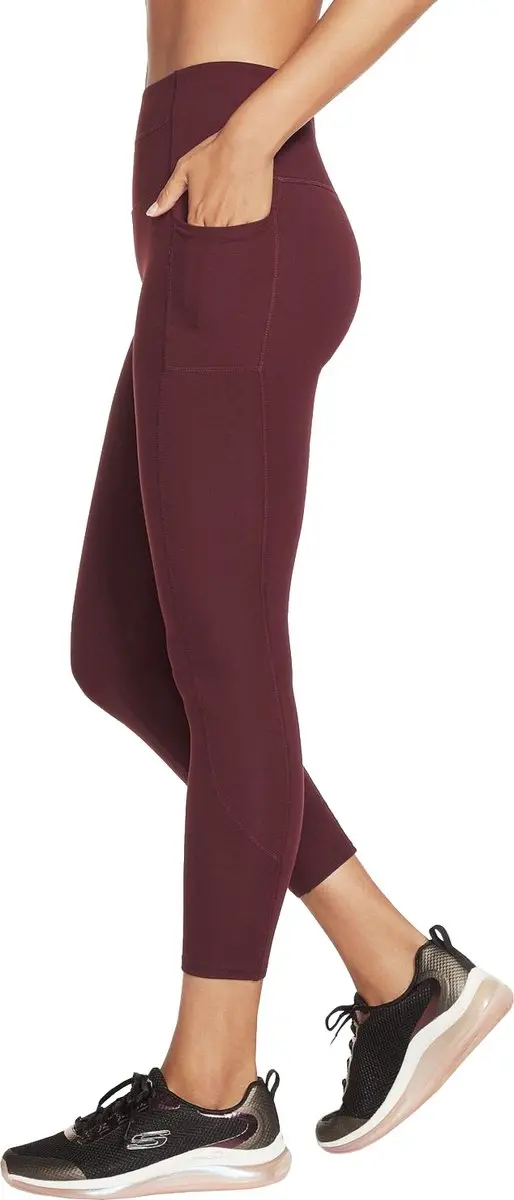 Skechers Go Walk High Waisted 7/8 Legging - Purper M