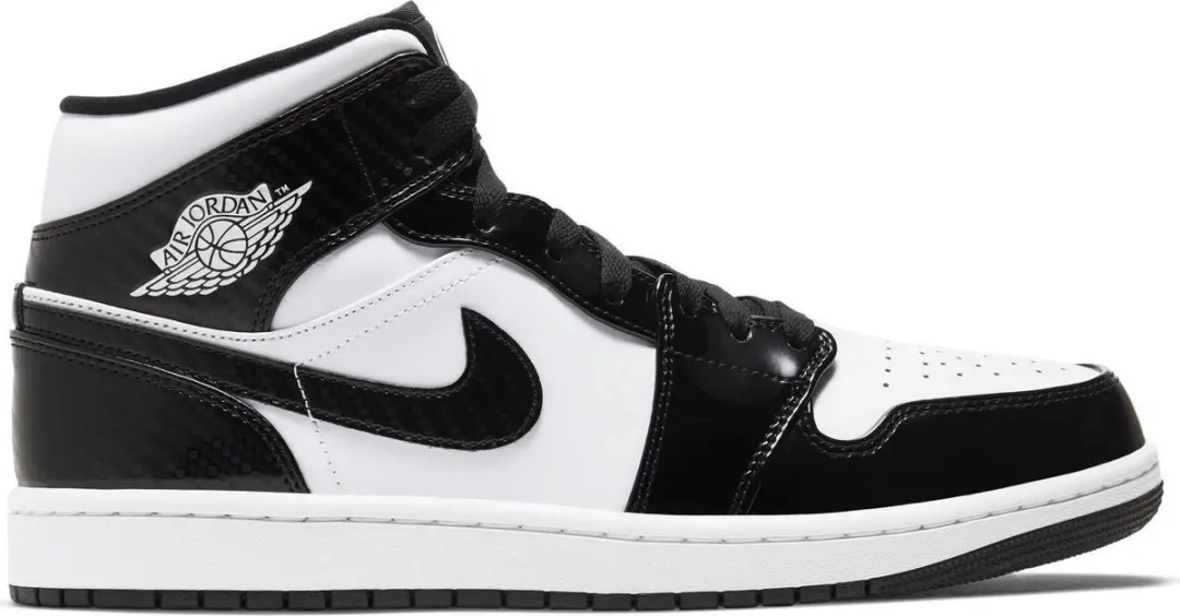 Nike Air Jordan 1 Mid SE ASW, Black/White, DD1649 001, EUR 45
