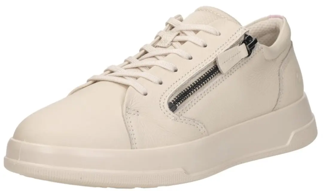 ECCO Move Zip Lace Sneakers Dames - 39 - Beige