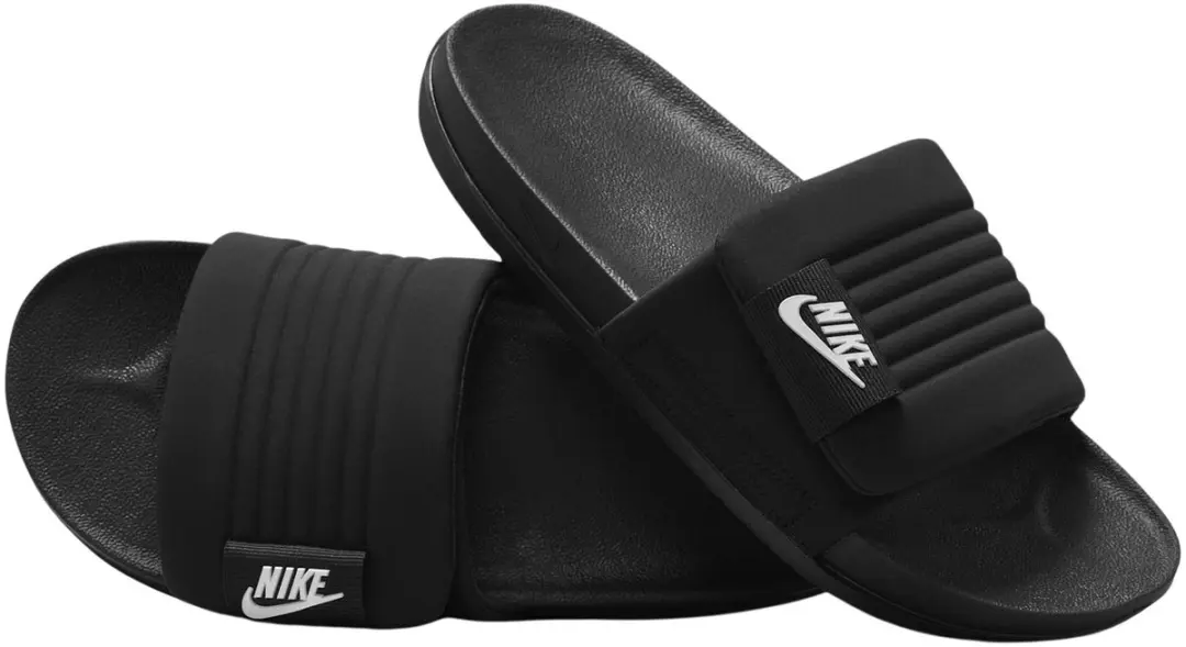Nike Offcourt Badslippers Heren - 42.5 - Zwart - afbeelding 5 van 6
