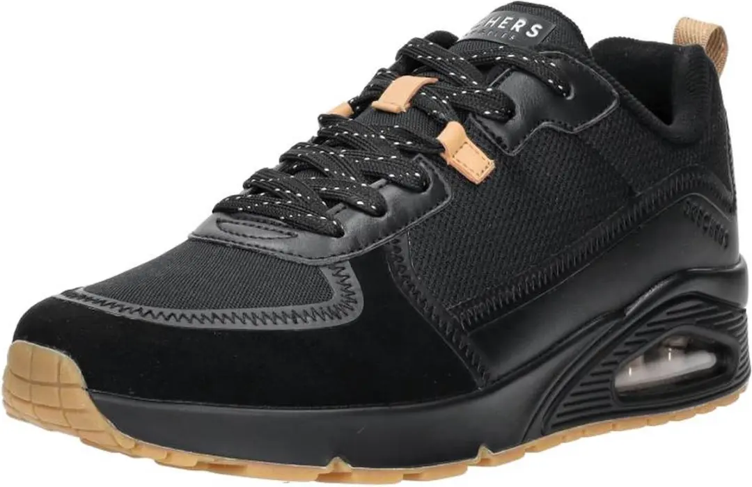 Skechers Uno Layover Sneakers Laag - Zwart - afbeelding 4 van 6