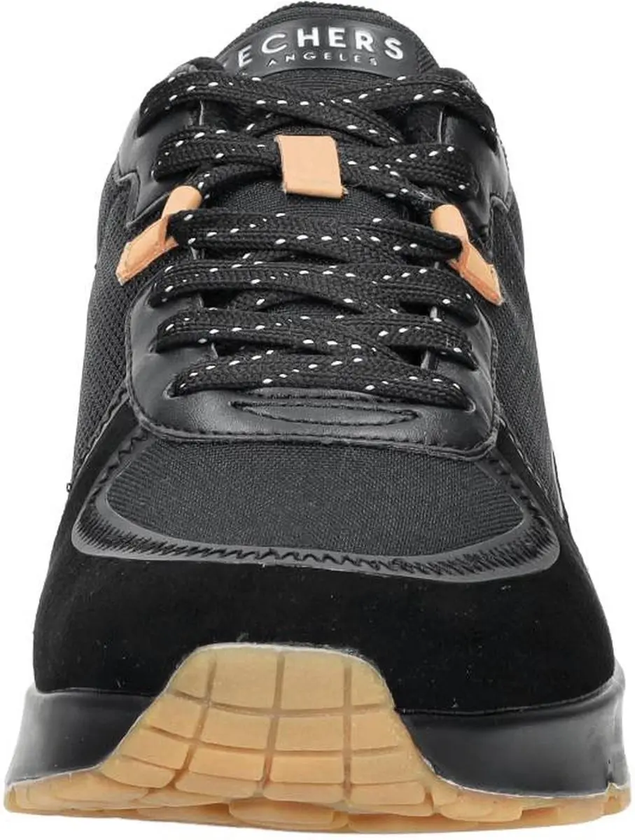 Skechers Uno Layover Sneakers Laag - Zwart - afbeelding 3 van 6